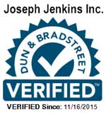 Joseph Jenkins Inc. is verified by Dun and Bradstreet. Joseph Jenkins Inc. is verified by Dun and Bradstreet.
